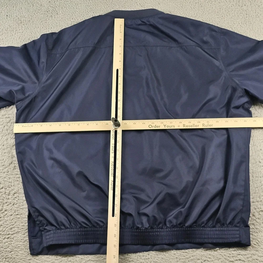 Polo Golf Ralph Lauren Jacket Mens Large Navy Windbreaker Pullover Mesh Lined